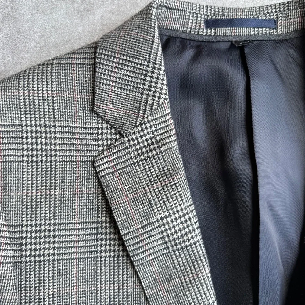 J Crew Ludlow Prince of Wales Abraham Moon wool blend, 38R suit + trousers - Picture 5 of 16